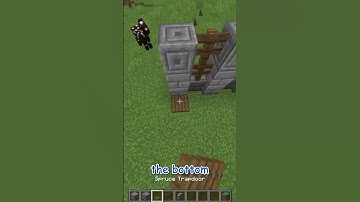 how to build a wood!! and Stone WALL!! update 1.21 #shorts #minecraft