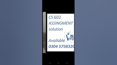 CS602 Assignment 1 Solution Fall 2023 | CS602 Assignment 1 100% Correct Solution