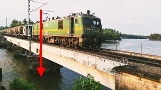 Train Passing By High Speed Compilation | High Speed Train Crossing Bridge