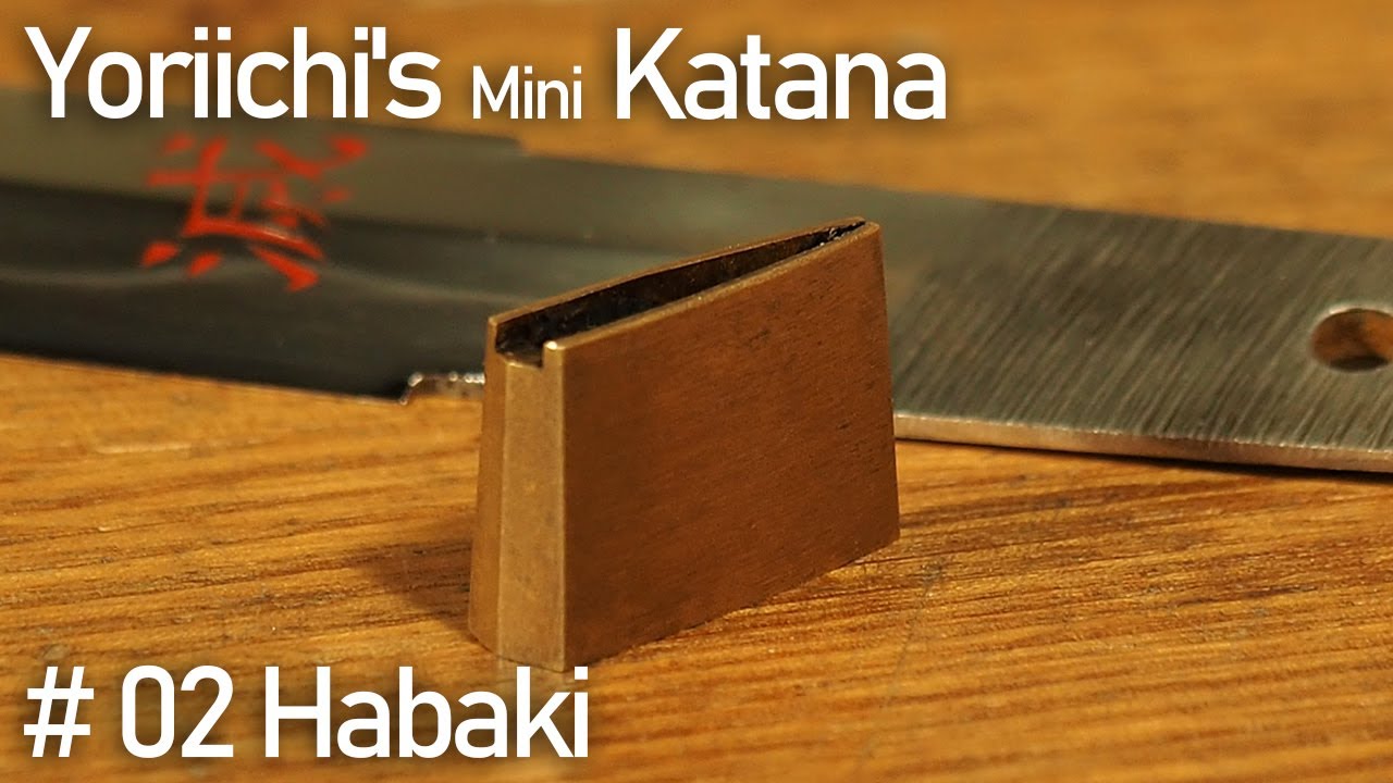 継国縁壱のミニチュア日輪刀を作ってみた。# 02ハバキ / Making Yoriichi's Mini Katana from [Demon Slayer] # 02Habaki