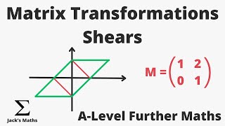 Matrix Transformations: Shears (Matrices 16) | A-Level Further Maths