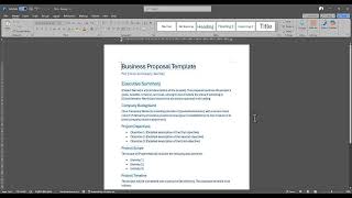 Quickly Draft Document Using CoPilot In Ms Word
