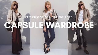 CAPSULE WARDROBE  | My Key Pieces For Spring | LOOKBOOK