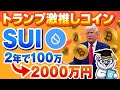 【トランプ激推し】SUIの仕組み・将来性・買い方について完全解説【ビットコインより安全？】