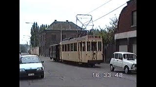 Nouvelle édition/Neu bearbeitet: Führerstandsmitfahrt TEC Linie 90 La Louviere Anderlues 18.09.1992