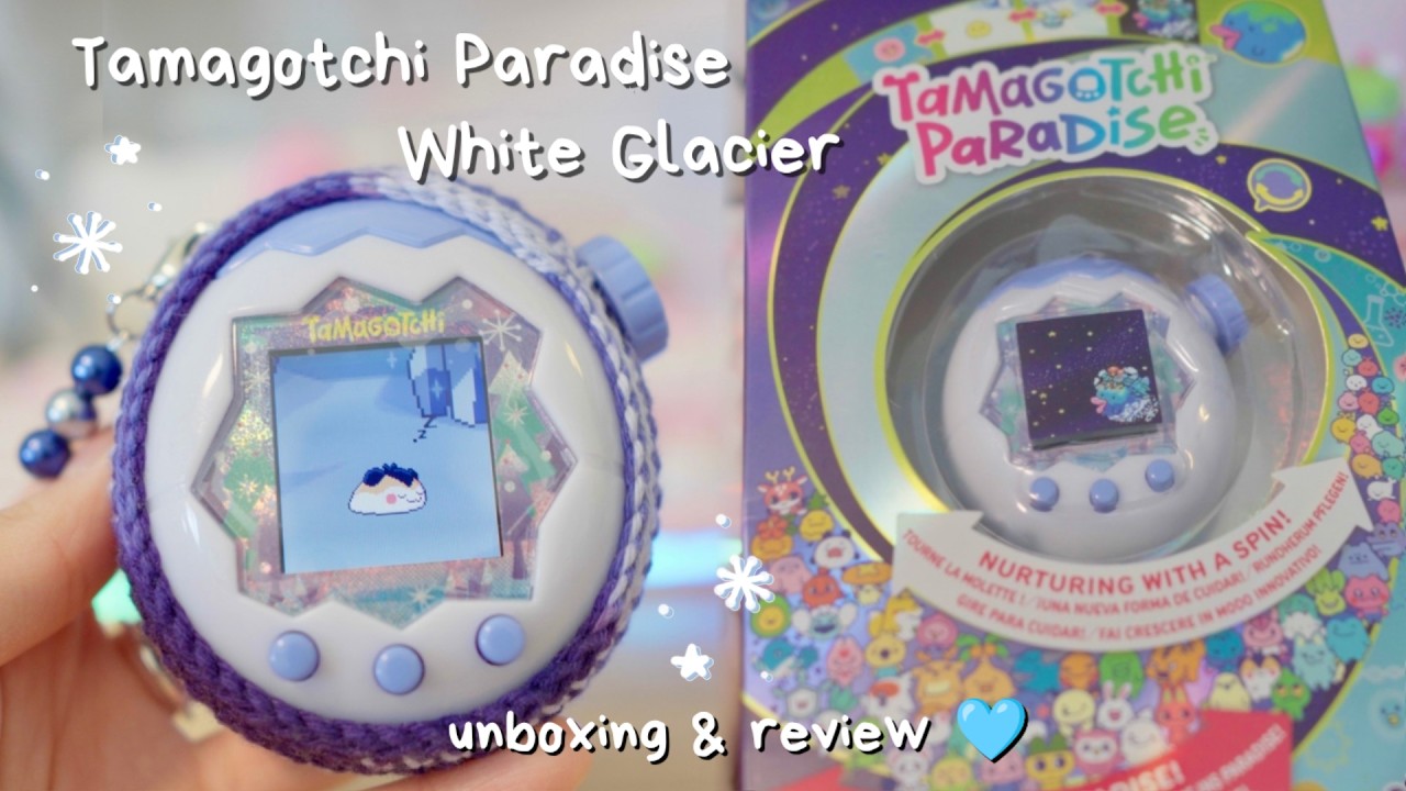 Tamagotchi Paradise White Glacier ❄️│ unboxing & review