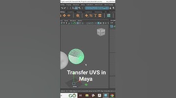 Transfer uvs in Maya