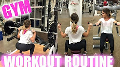 Gym Workout Routine | Machines, Weights, and etc