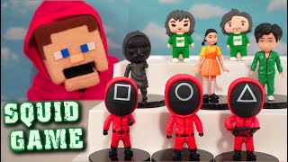 SQUID GAME Mini Figures Toys Netflix Show Unboxing - Puppet Steve