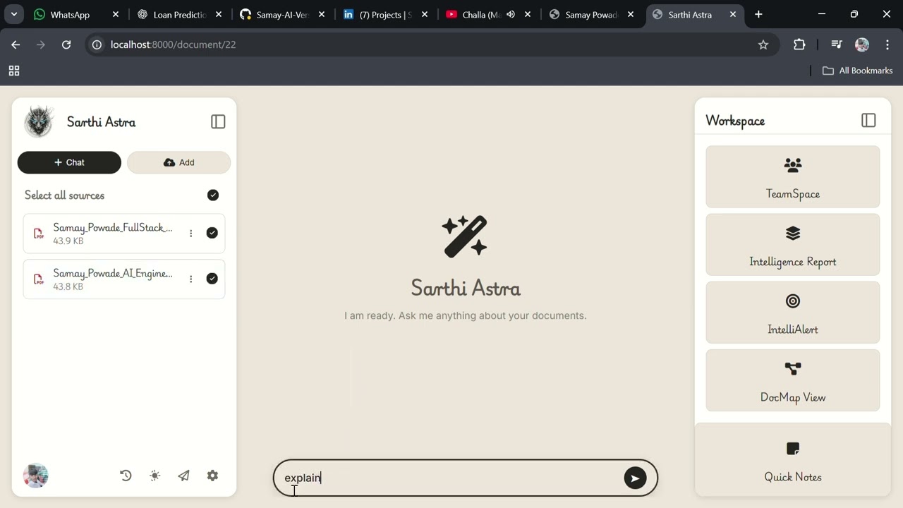 Sarthi Astra | Secure AI System | End-to-End RAG Architecture | Government-Ready AI Solution