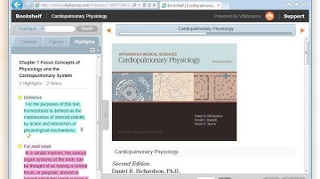 Bookshelf Online - Delete a highlight in the e-textbook