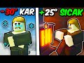 -30 DERECEDE DONAN KÖYÜ KURTARDIM! ❄️🔥- Roblox