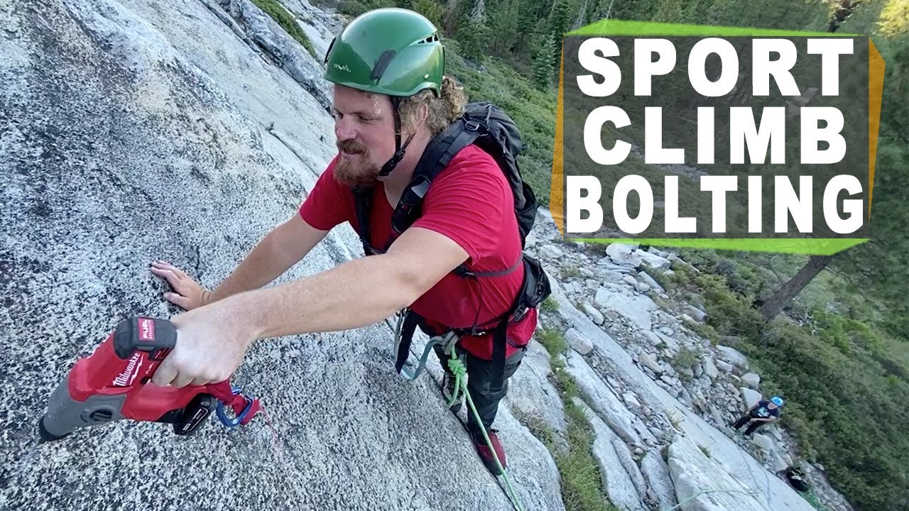 ⁣How to Bolt a Sport Climb - Ground Up