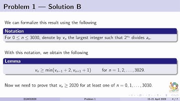 Problem 1 Solution D