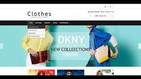 Preview Responsive Clothes Store TMT Fashion - Magento