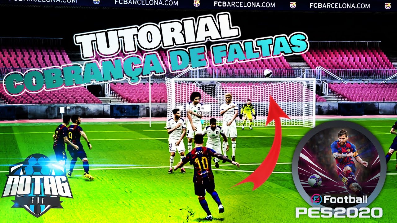 TUTORIAL COMPLETO DE COBRANÇA DE FALTAS! PES 2020! - YouTube