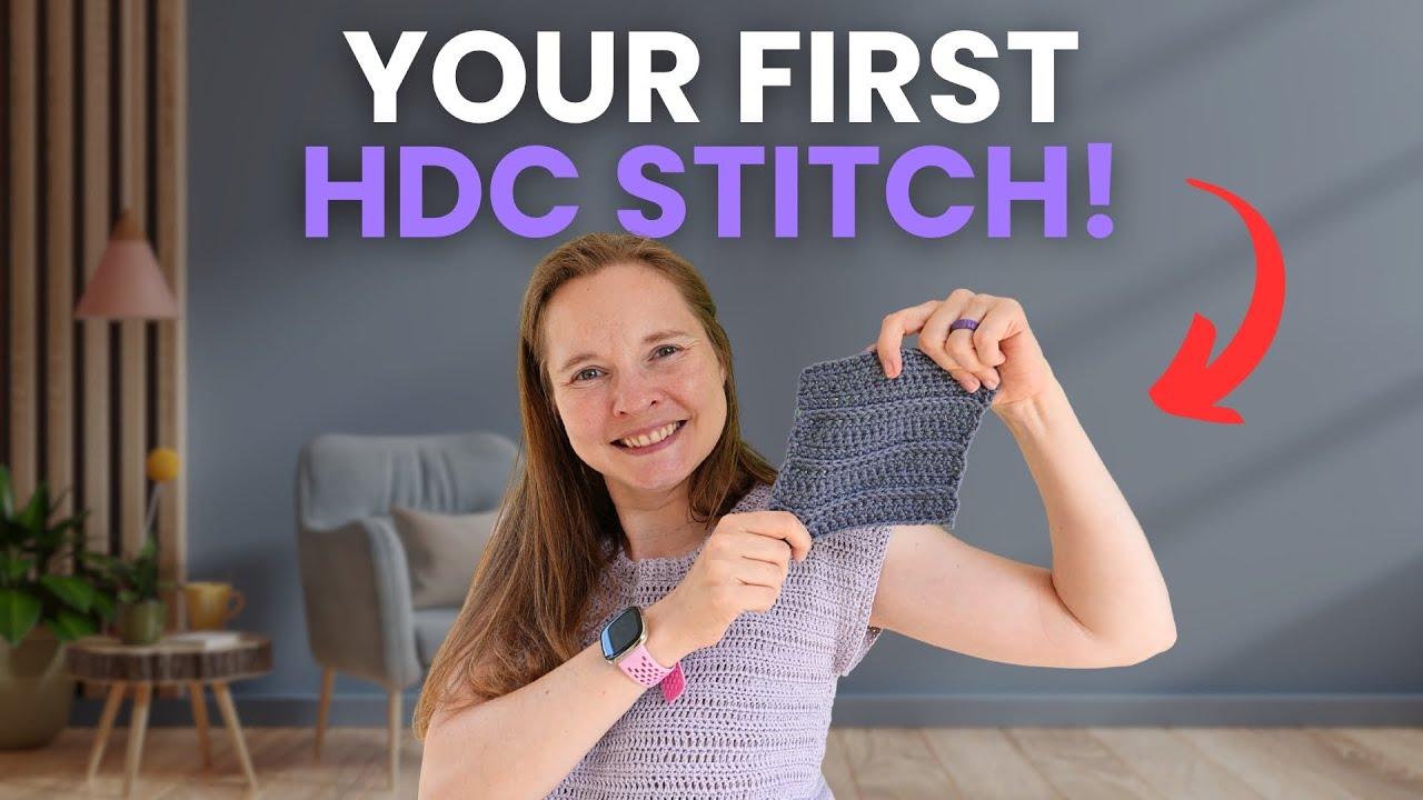 How to Half Double Crochet (hdc) for Beginners - YouTube