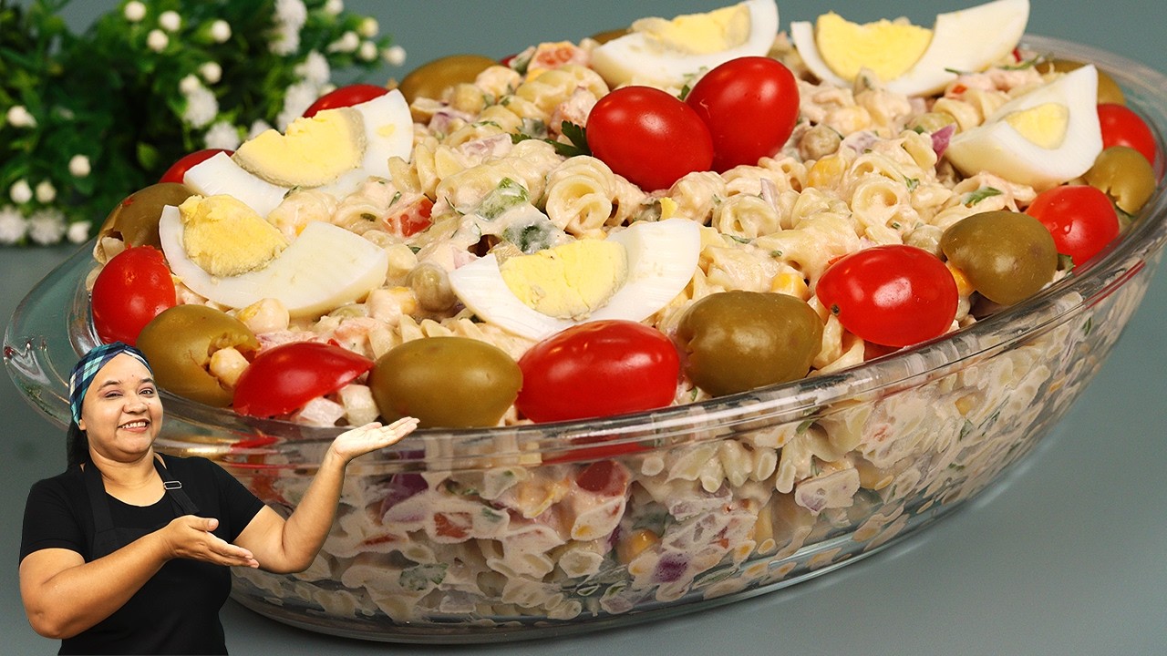 Macarronese DELICIOSA para CEIA DE NATAL ! Simples e Fácil Salada de Macarrão cremosa e Refrescante!