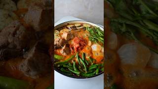 KIMCHI SINIGANG. Fusion of Filipino and Korean Dish foodshorts sinigang