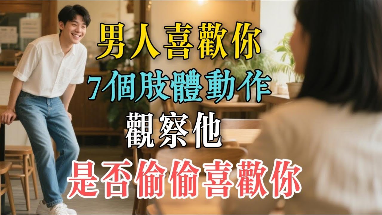 男人喜歡你的這7個肢體動作，觀察它，看他是否喜歡你
