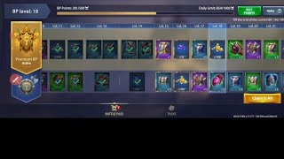Apa Saja Hadiah Dari Battle Pass Yang Free Gratisan Dengan Yang Premium Worth gak - War Legends RTS