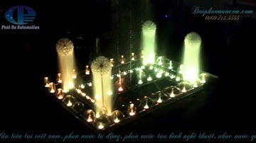 Đạo diễn nhạc nước theo yêu cầu, phun nước theo nhạc nghệ thuật