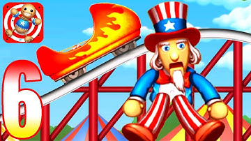 Roller Coaster vs The Buddy l Kick The Buddy Android  Gameplay Walkthrough  Part 6