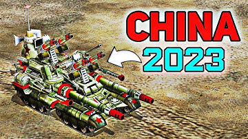 Super Overlord 1 vs 4 China (ELITE ARMY MOD) C&C Generals Zero Hour