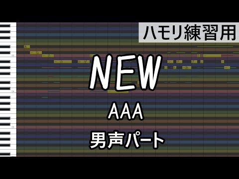 NEW（男声パート） / AAA（ハモリ練習用）