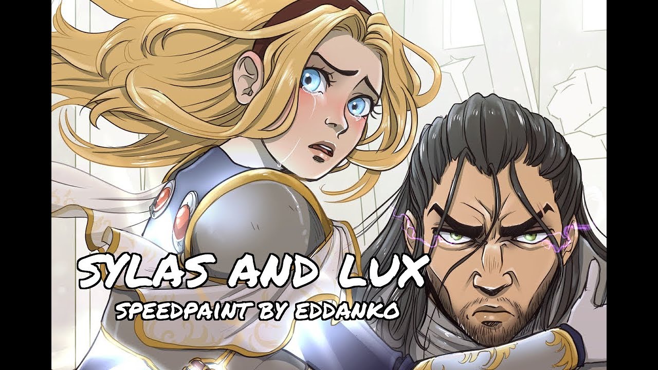 Sylas and Lux Speedpaint - YouTube