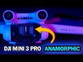 Dji mini 3 anamorphic lens  wide lens from freewell gear  kielce