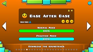 Geometry Dash - LVL 5 - Base After Base 100% Completion (All Coins)