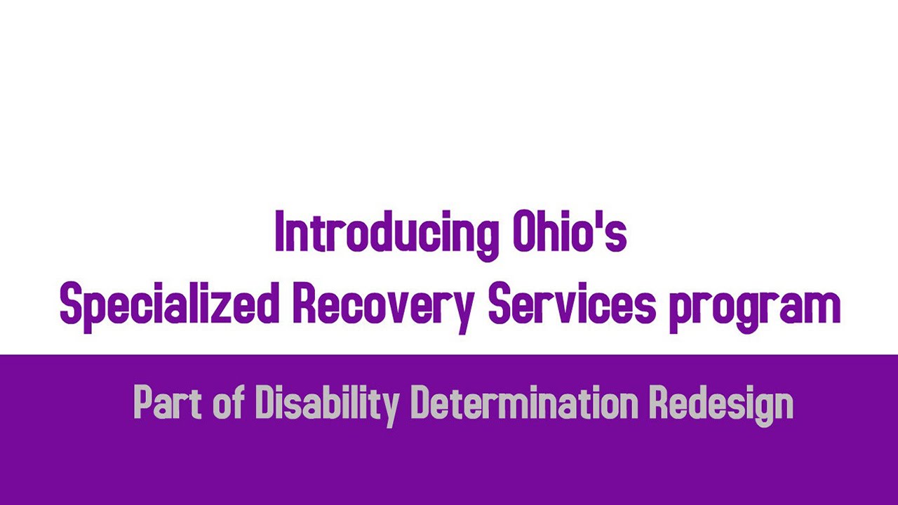 Specialized Recovery Services program YouTube