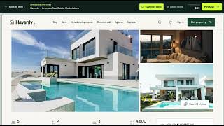 Havenly – Next.js Real Estate Website Template by SovranCode