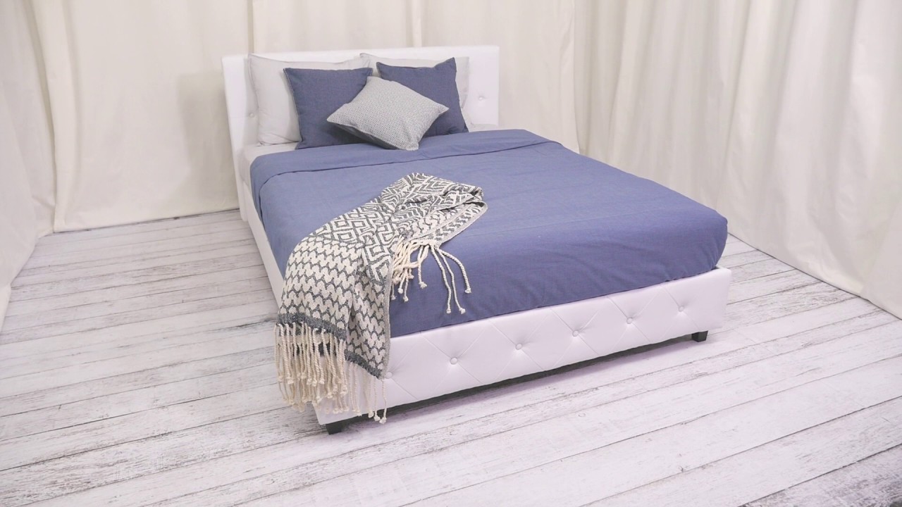 Dhp Dakota Upholstered Bed Youtube