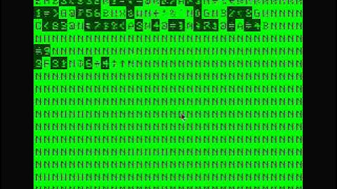 coco II running 1 bit music from VSYNC with text screen update.....