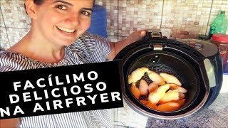 BISCOITO NA AIR FRYER EM 5 MINUTOS SÓ 3 INGREDIENTES