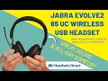 Jabra Evolve2 65 UC Wireless USB Headset | Great Sound & All-Day Comfort Business Grade Headset