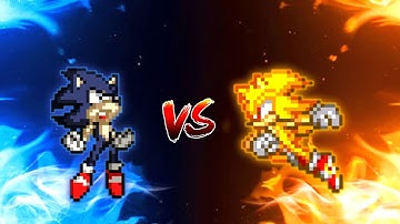 Multiverse Sonic(All Form) New VS Sonic(All Form) in Jump Force Mugen