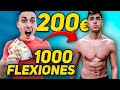 Si hace 1000 FLEXIONES en 24 horas le doy 200€ (Reto Fitness MUY DURO)