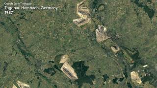 Tagebau Hambach, Germany - Earth Timelapse