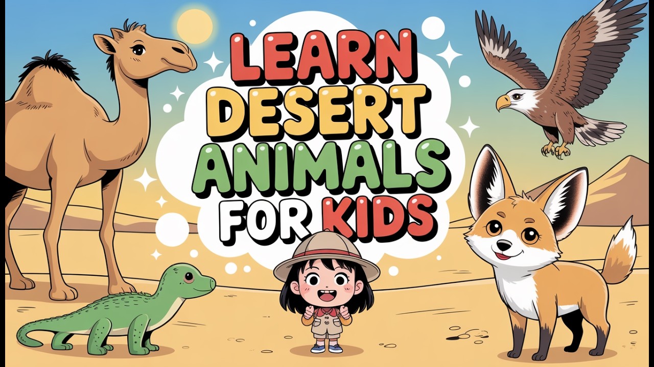 Desert Animals for Kids 🐪🦎 | Animals That Live in the Desert | Learn ...