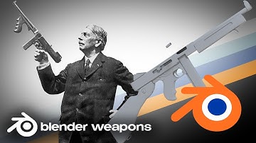 John T. Thompson  - Thompson M1A1 - BLENDER WEAPONS (Blender)