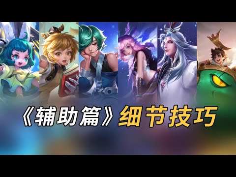 国服教程《辅助篇》：王者各种操作细节及策略技巧详解#王者荣耀#国服#游戏技巧