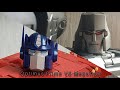 Optimus prime vs megatron g1 stop motion  transformers the movie 1986