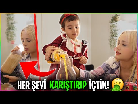 MARKETTEKİ HERŞEYİ KARIŞTIRIP İÇTİK!!