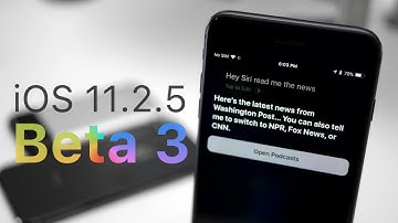iOS 11.2.5 - Beta 3 - What