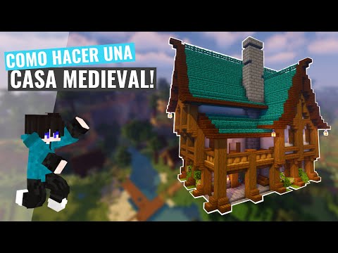 Minecraft - Cómo CONSTRUIR una CASA MEDIEVAL Pequeña #1 