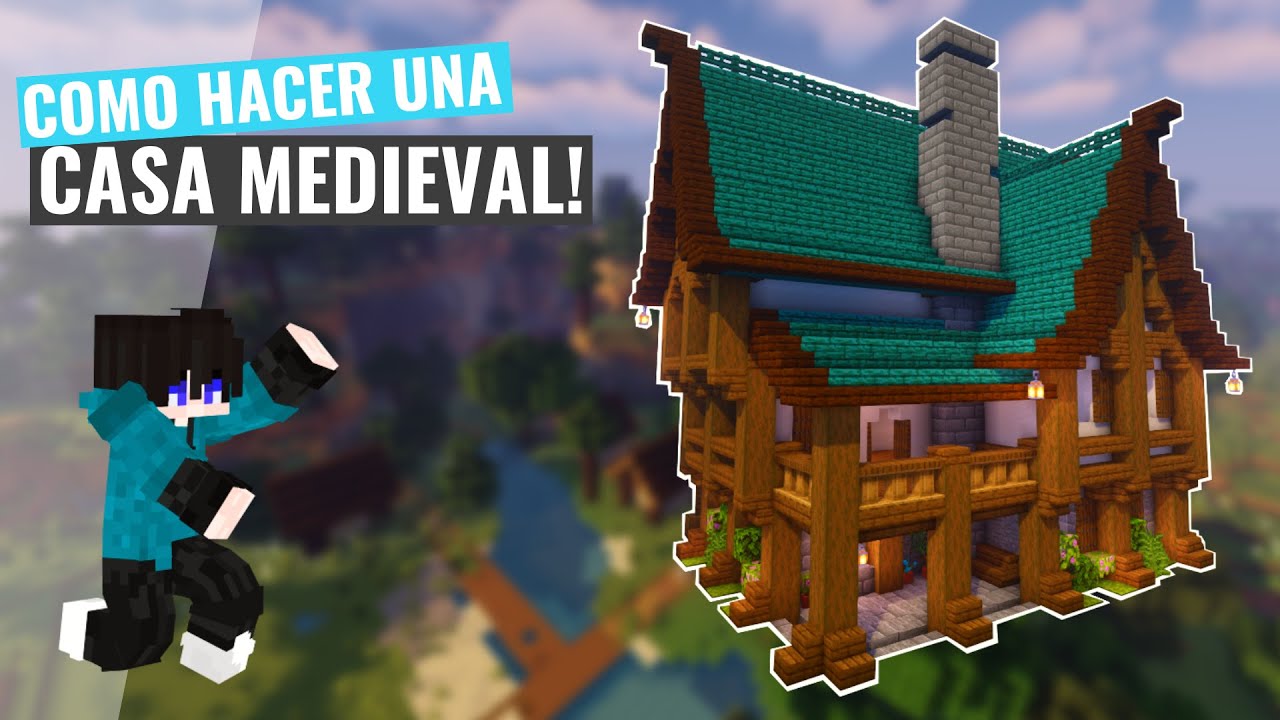 Tutorial - Como Construir uma Casa Medieval #10 !! (Minecraft 1.11) 