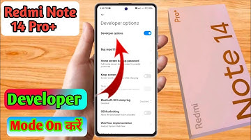 how to on developer option in redmi note 14 pro plus, redmi note 14 pro plus developer option on